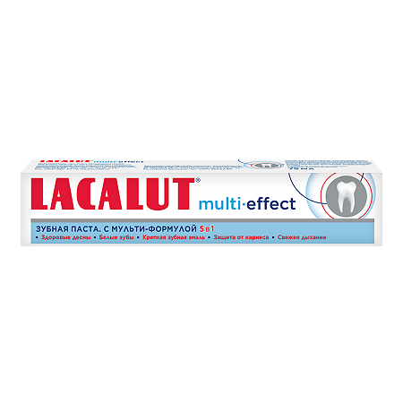 Lacalut Multi-effect 5в1 Зубная паста 75 мл 1 шт