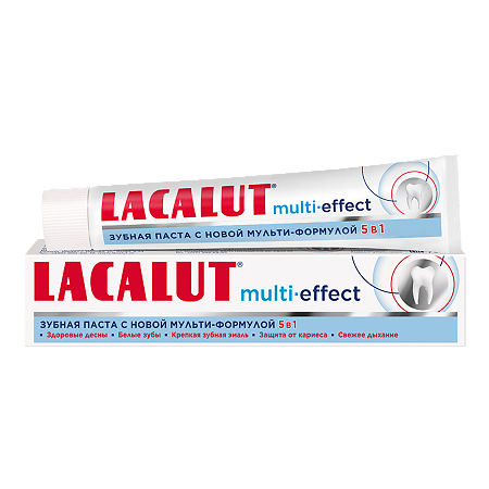 Lacalut Multi-effect 5в1 Зубная паста 75 мл 1 шт