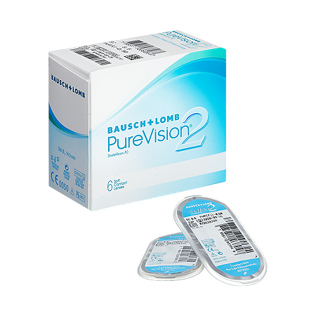 Контактные линзы Bausch + Lomb PureVision2 6 шт / -0.75/8.6/14.0