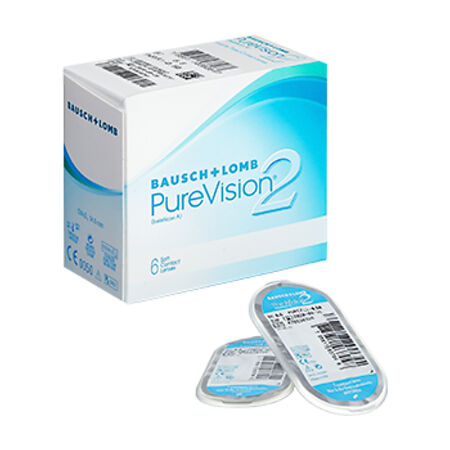 Контактные линзы Bausch + Lomb PureVision2 6 шт / -1.00/8.6/14.0