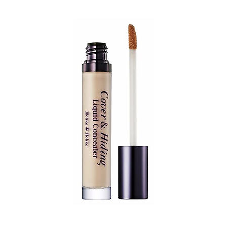 Holika Holika Консилер жидкий с кисточкой светлый беж тон 01 Cover & Hiding Liquid Concealer 5 мл 1 шт