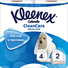 Kleenex Бумага туалетная Delicate White 2-х слойная белая 4 шт