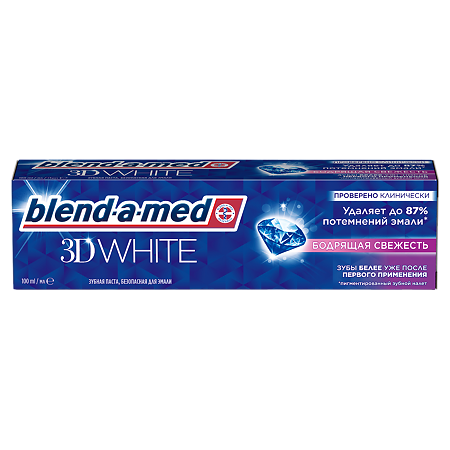 Blend-a-Med Зубная паста 3D White Свежесть Прохладная Свежесть 100мл