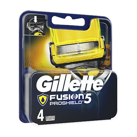 Gillette Fusion ProShield сменные кассеты для бритья 4 шт