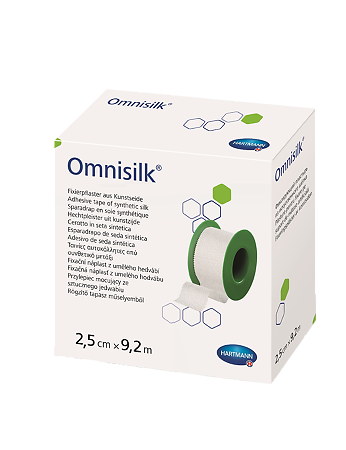 Пластырь Омнисилк/Omnisilk на шелковой основе 9,2 м х 2,5 см 1 шт