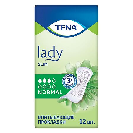 Tena Lady Slim Normal прокладки урологические 12 шт