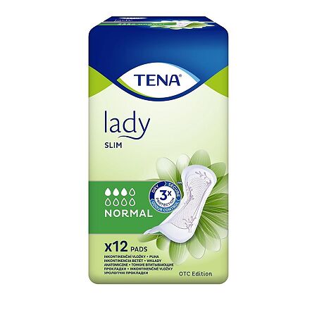 Tena Lady Slim Normal прокладки урологические 12 шт