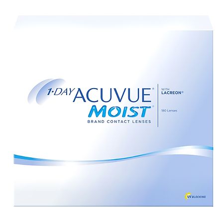 Контактные линзы 1-Day Acuvue Moist with Lacreon 180 шт/-5.00/8.5/1 день 1 уп