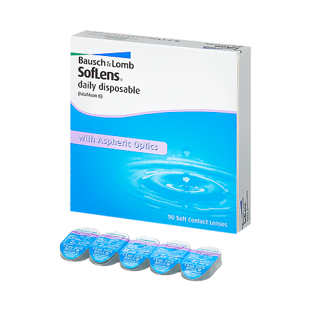 Контактные линзы SofLens Daily Disposable 90 шт / -3.00/8.6/14.2