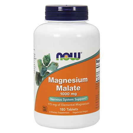 Now Magnesium Malate Магния Малат 1000 мг таблетки массой 1700 мг 180 шт 180 шт