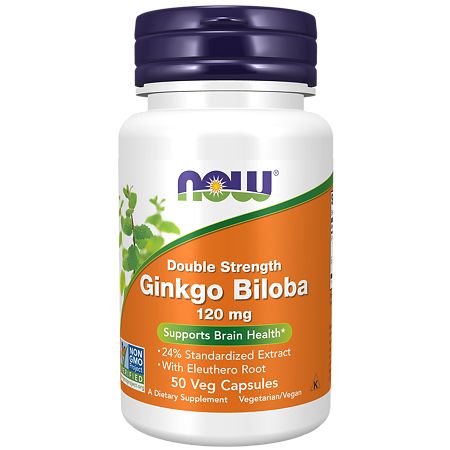 Now Ginkgo Biloba Гинкго билоба 120 мг капсулы массой 500 мг 50 шт