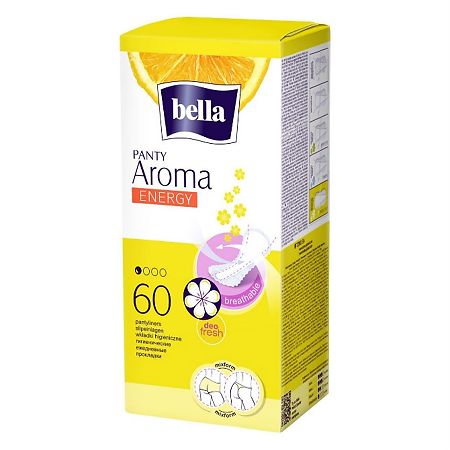 Bella Прокладки Panty Aroma Energy ежедневные 60 шт