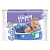 Bella Подгузники Baby Happy 3 midi 5-9 кг 13 шт