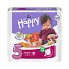 Bella Подгузники Baby Happy 5 Junior 12-25 кг 21 шт