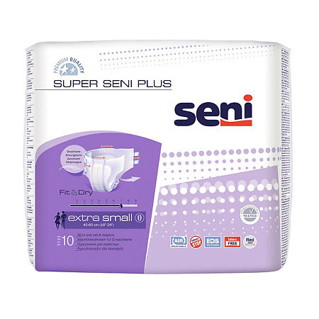 Seni Super Plus Extra Small подгузники для взрослых 10 шт