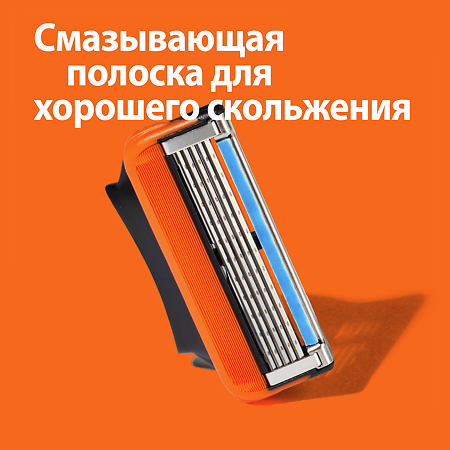 Gillette Fusion сменные кассеты для бритья 6 шт.