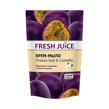 Fresh Juice Крем-мыло Passion fruit & Camellia сменная упак 460 мл 1 шт