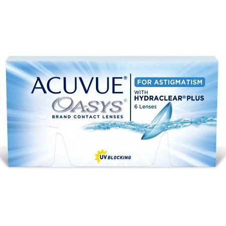 Контактные линзы Acuvue Oasys for Astigmatism,6 шт / +1.75 /8.6/-1.25 / 14.0 1 уп