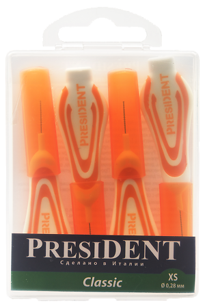 PresiDent Classic Межзубные ершики р.XS 0,28 мм 1 уп