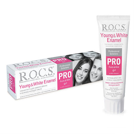 R.O.C.S. PRO Young&White Зубная паста 135 г 1 шт