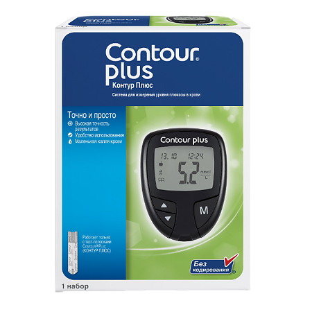 Глюкометр Контур Плюс (Contour Plus) 1 шт