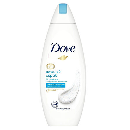 Dove Гель-скраб для душа Нежное обновление 250 мл 1 шт