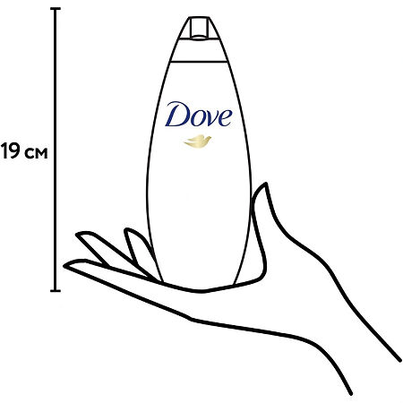 Dove Крем-гель для душа с Драгоценными маслами 250 мл 1 шт