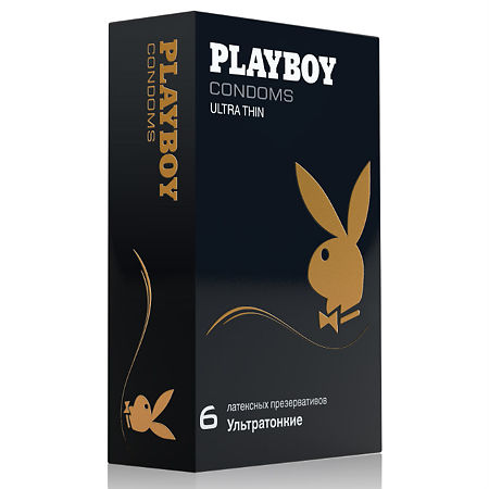 Презервативы Playboy Ultra Thin ультратонкие 6 шт