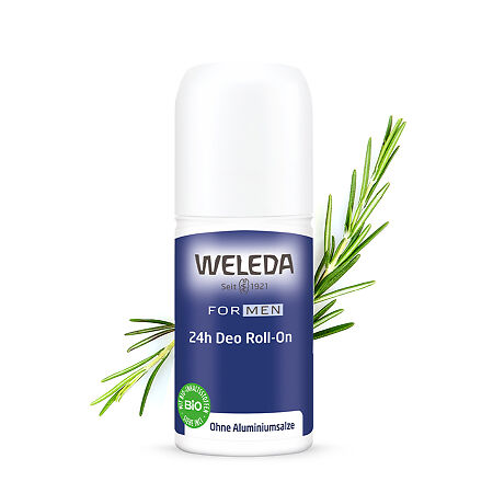 Weleda мужской дезодорант 24 часа Roll-On 50 мл 1 шт