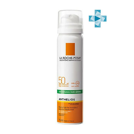 La Roche-Posay Anthelios спрей ультралегкий для лица матирующий SPF50 75 мл 1 шт