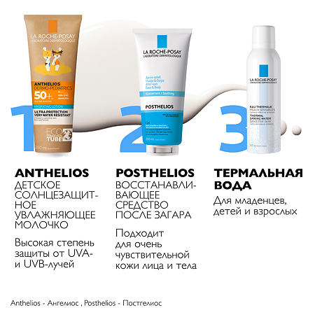 La Roche-Posay Anthelios Dermo-Kids молочко солнцезащитное для детей SPF50+ 250 мл 1 шт