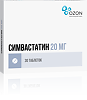 Симвастатин таблетки покрыт.плен.об. 20 мг 30 шт