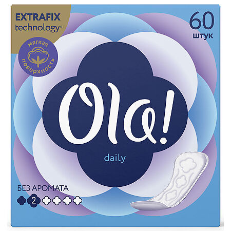 Ola! Прокладки ежедневные Daily 60 шт