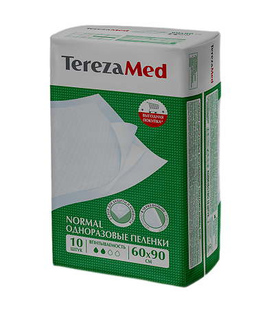 TerezaMed Пеленки одноразовые Normal 60x90 10 шт