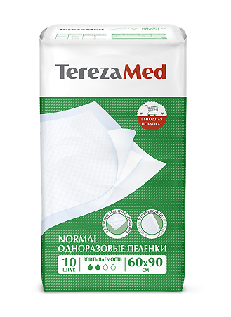 TerezaMed Пеленки одноразовые Normal 60x90 10 шт