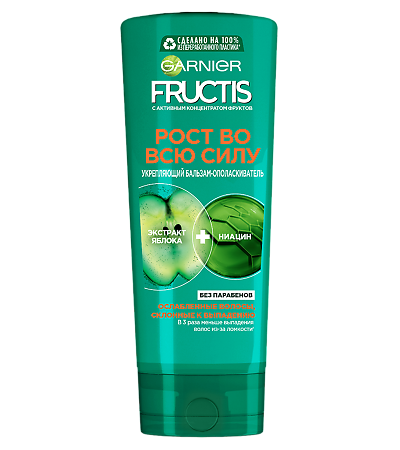 Garnier Fructis Бальзам-ополаскиватель для волос Рост во всю силу 387 мл 1 шт