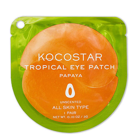 Kocostar Патчи гидрогелевые для глаз Тропические фрукты Папайя Eye Patch Papaya 1 пара 2 шт