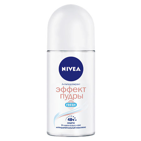 Nivea Антиперспирант шарик Эффект пудры Fresh 50 мл 1 шт