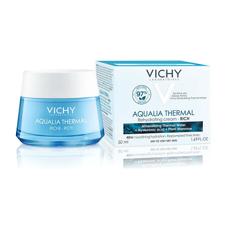 Vichy Aqualia Thermal увлажняющий насыщенный крем для сухой и очень сухой кожи 50 мл 1 шт