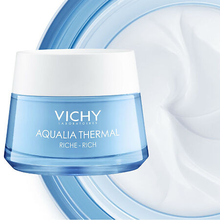 Vichy Aqualia Thermal увлажняющий насыщенный крем для сухой и очень сухой кожи 50 мл 1 шт