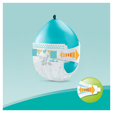 Подгузники Памперс (Pampers) New Baby-Dry 4-8 кг р.2 94 шт.