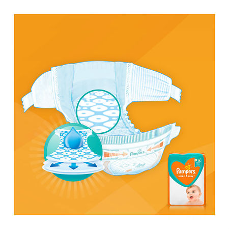 Подгузники Памперс (Pampers) Sleep & Play 6-10 кг р.3 58 шт.