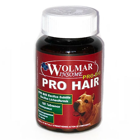 Wolmar Winsome Pro Bio Pro Hair Комплекс для собак для кожи и шерсти 180шт