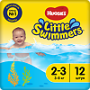 Huggies Трусики-подгузники для плавания р.2-3  3-8  кг 11 шт