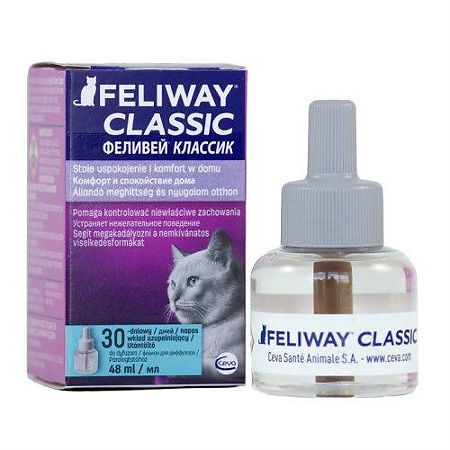 Feliway Classic CEVA Модулятор поведения для кошек сменный флакон 48мл