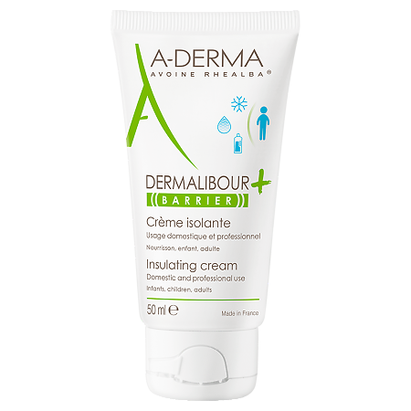 A-Derma Dermalibour+ Barrier Защитный крем-барьер для тела 50 мл 1 шт