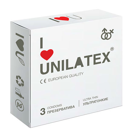 Презервативы Unilatex UltraThin 3 шт