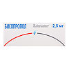 Бисопролол таблетки покрыт.плен.об. 2,5 мг 30 шт