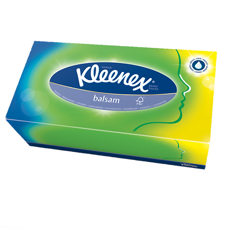 Kleenex Салфетки Balsam в коробке 72 шт