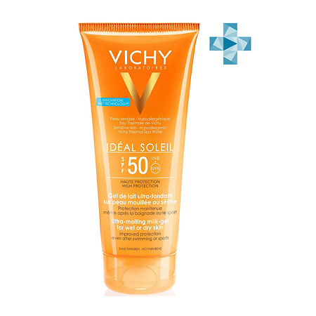 Vichy Ideal Soleil Ultra Гель на основе молока  активатор загара для тела SPF50 200 мл 1 шт